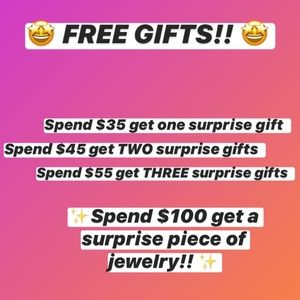 FREE GIFTS WITH PURCHASES